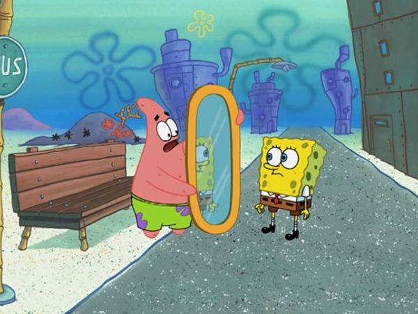 Bob Esponja Calça Quadrada - Está cheirando alguma coisa / Nas botas do chefe