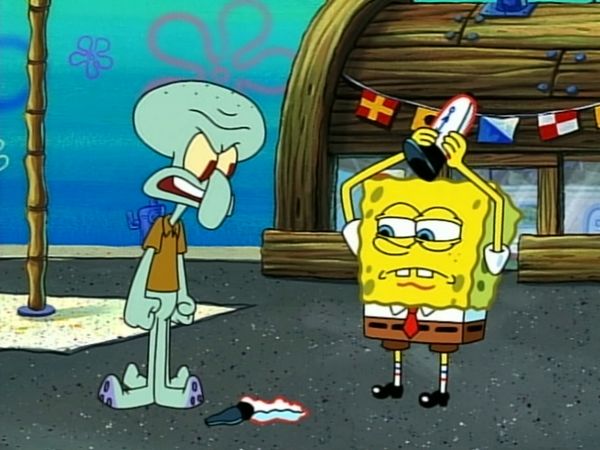Bob Esponja Calça Quadrada - Lula em Greve / Sandy, Bob Esponja e a Minhoca