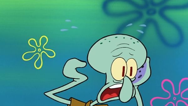 Bob Esponja Calça Quadrada - Morrendo por uma torta / Imitação de caranguejo