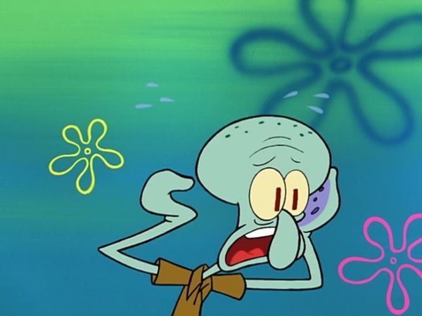 Bob Esponja Calça Quadrada - Morrendo por uma torta / Imitação de caranguejo