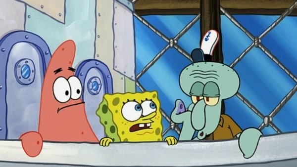 Bob Esponja Calça Quadrada - A lagartinha / Hamburguer decepcionante