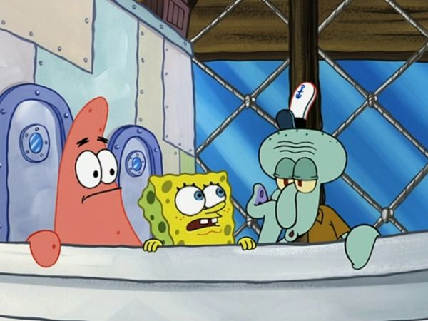 Bob Esponja Calça Quadrada - A lagartinha / Hamburguer decepcionante