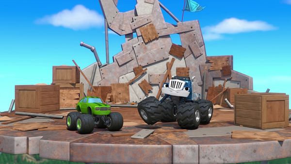 Blaze e os Monster Machines - Equipe de construção ao resgate