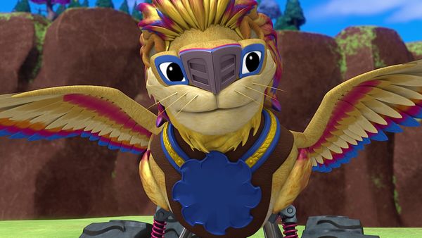 Blaze e os Monster Machines - O leão voador
