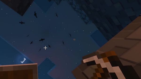 Thinknoodles - Huge Phantom Swarm Attack!! | Minecraft 1.17 Bedrock Hardcore Rtx