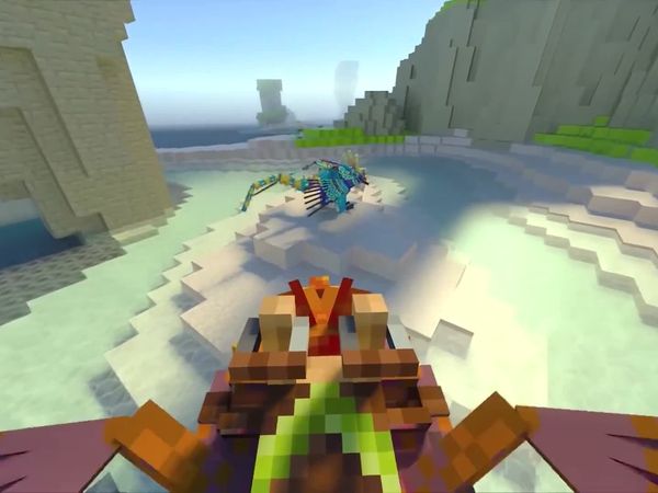 Thinknoodles - Toothless Licked Me In Minecraft.. (How To Train Your Dragon)