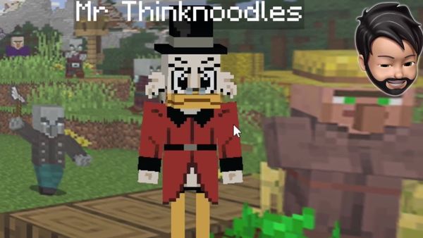 Thinknoodles - I Became Scrooge Mcduck In Minecraft Ducktales!!