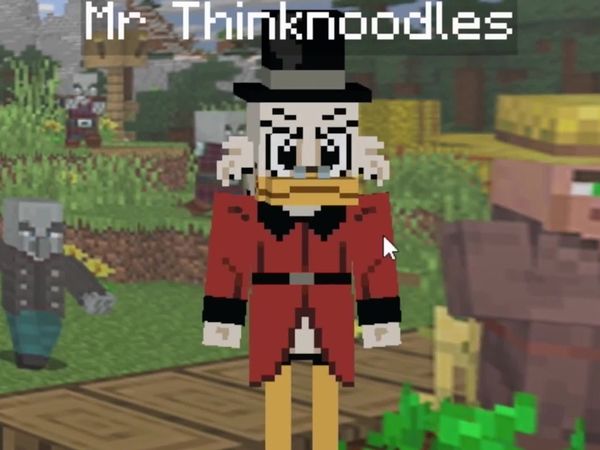Thinknoodles - I Became Scrooge Mcduck In Minecraft Ducktales!!