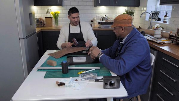 Kirstie's Celebrity Craft Masters - Rav Wilding and Angellica Bell