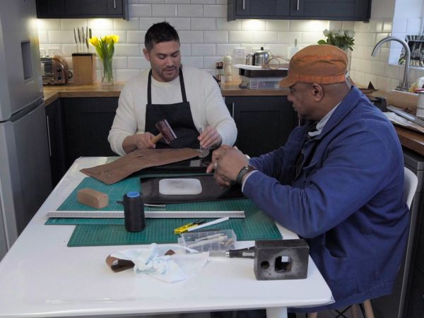 Kirstie's Celebrity Craft Masters - Rav Wilding and Angellica Bell