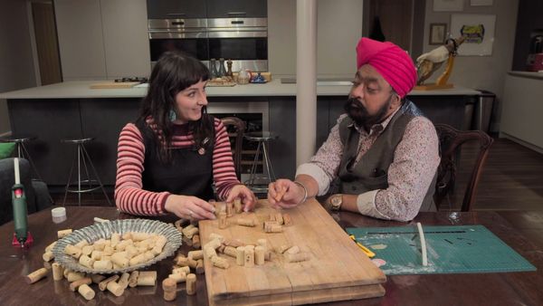 Kirstie's Celebrity Craft Masters - Tony Singh and Sophie Morgan
