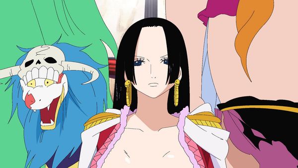 One Piece - Summit War Saga - El secreto que esconden en sus espaldas. Luffy y la Princesa Serpiente se encuentran.