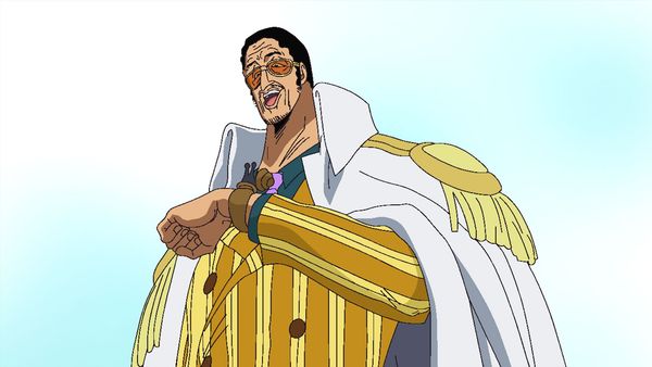 One Piece - Summit War Saga - ¡¿No hay escapatoria?! ¡La patada a la velocidad de la luz del almirante Kizaru!