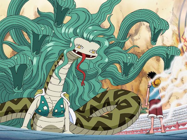 One Piece - Summit War Saga - ¡Una batalla entre poderes sin cuartel! Gomu Gomu contra Hebi Hebi