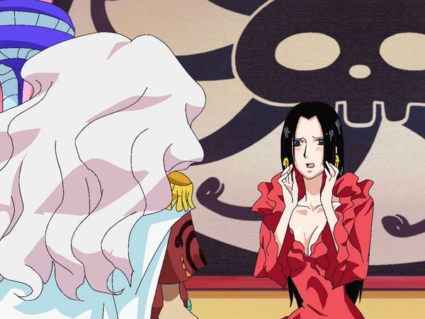 One Piece - Summit War Saga - ¡El amor es un huracán! Hancock está enamorada.