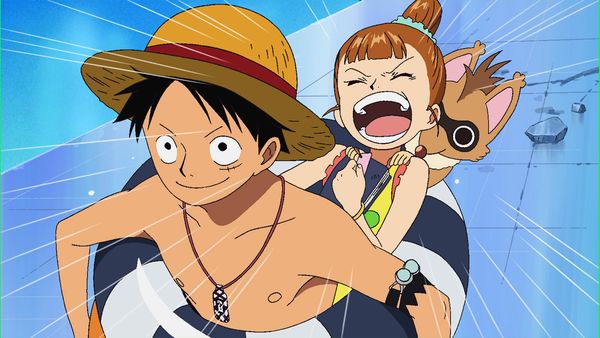 One Piece - Thriller Bark Saga - La gran competición por el tesoro. Spa Island se desmorona
