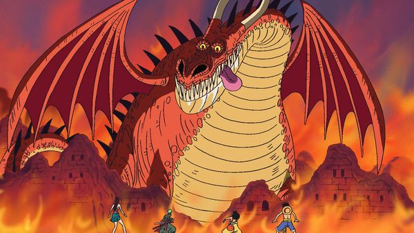 One Piece - Punk Hazard Saga - ¡Una batalla en el calor! ¡Luffy contra el dragón gigante!