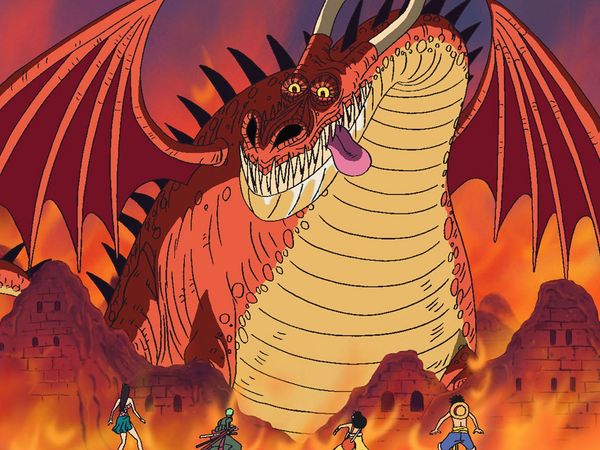 One Piece - Punk Hazard Saga - ¡Una batalla en el calor! ¡Luffy contra el dragón gigante!