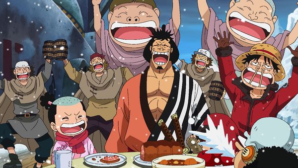 One Piece - Punk Hazard Saga - ¡Una reunión conmovedora! Momonosuke y Kin'emon