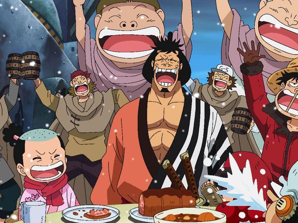 One Piece - Punk Hazard Saga - ¡Una reunión conmovedora! Momonosuke y Kin'emon