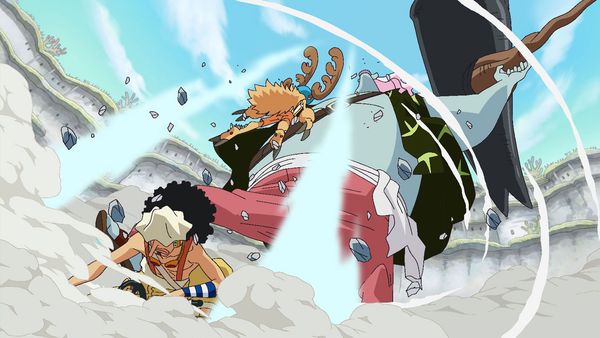 One Piece - Fishman Island Saga - ¡Una pelea masiva confusa! ¡Los Sombrero de Paja contra los Nuevos Piratas Gyojin!