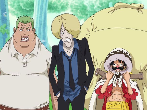 One Piece - Fishman Island Saga - Se reúnen los peces gordos. El peligro de los Sombrero de Paja falsos.