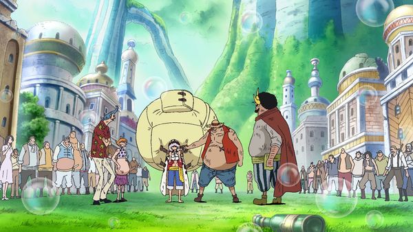 One Piece - Fishman Island Saga - ¡Una situación explosiva! Luffy contra el Luffy falso.