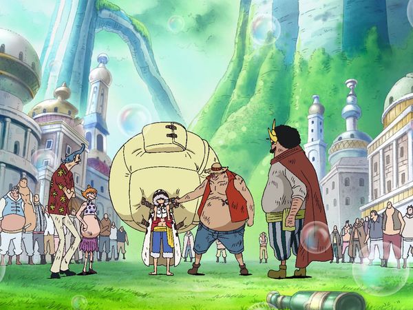 One Piece - Fishman Island Saga - ¡Una situación explosiva! Luffy contra el Luffy falso.