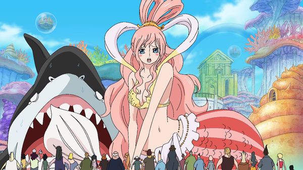 One Piece - Fishman Island Saga - Protejan a Shirahoshi. Decken se aproxima