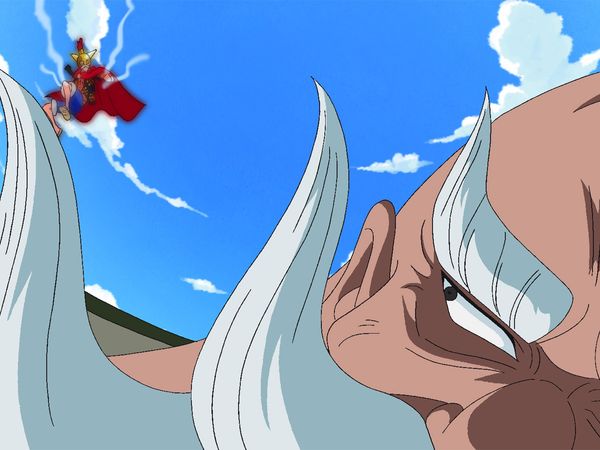 One Piece - Dressrosa Saga - ¡La violenta batalla llega a su fin! ¡Lucy contra Chinjao!