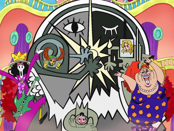 One Piece - Dressrosa Saga - ¡Una batalla decisiva! ¡Giolla contra los Sombrero de Paja!