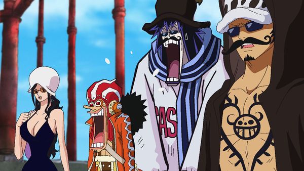 One Piece - Dressrosa Saga - ¡El ataque de los Peces Peleadores! ¡Cruzando el mortal puente de acero!