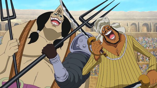 One Piece - Dressrosa Saga - ¡Se enfrentan grandes nombres! ¡La intensa batalla del bloque B!