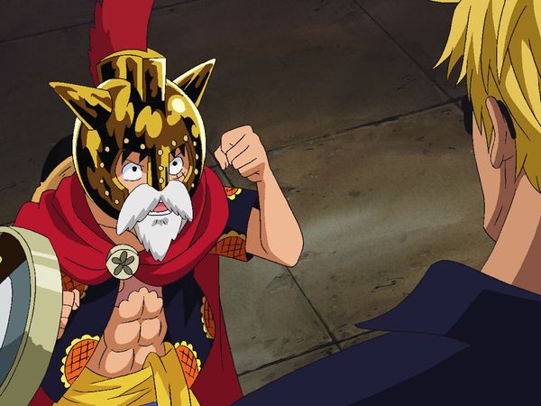 One Piece - Dressrosa Saga - La fatídica reunión. Bellamy la Hiena.