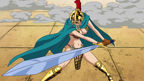 One Piece - Dressrosa Saga - ¡El peleador más violento! ¡Logan contra Rebecca!