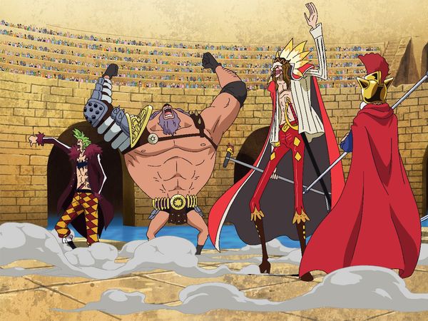 One Piece - Dressrosa Saga - Arranca la final. Llega el héroe, Diamante