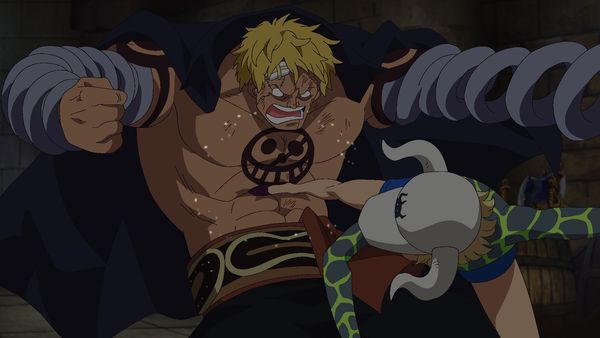 One Piece - Dressrosa Saga - Luffy queda sorprendido. El hombre que heredará la voluntad de Ace