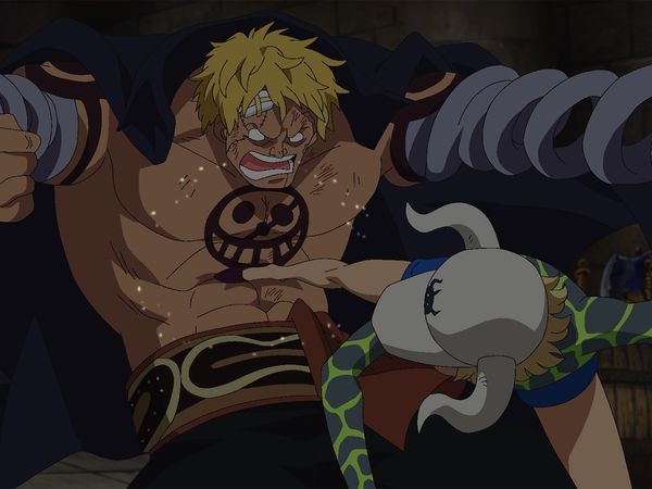 One Piece - Dressrosa Saga - Luffy queda sorprendido. El hombre que heredará la voluntad de Ace