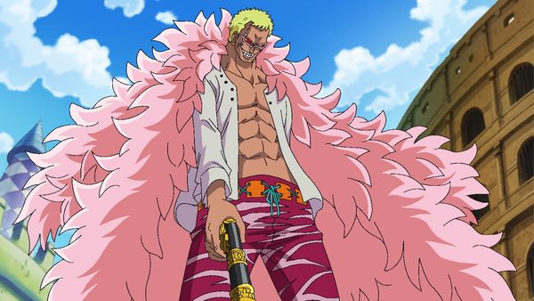 One Piece - Dressrosa Saga - ¡Dos grandes rivales se encuentran! Sombrero de Paja y el Demonio Celestial