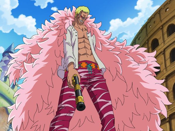 One Piece - Dressrosa Saga - ¡Dos grandes rivales se encuentran! Sombrero de Paja y el Demonio Celestial