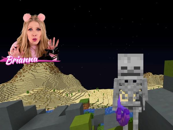 Brianna Playz - I Found a Creeper Only Minecraft Server! / How to Prank Cactus Jones as a Mob in Minecraft!