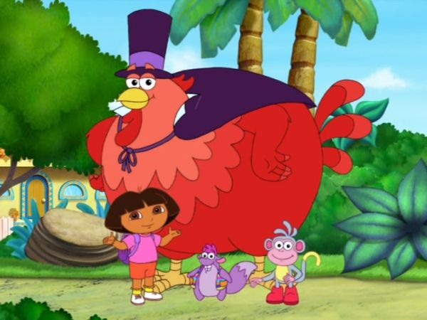 Dora the Explorer - The Big Red Chicken's Magic Wand