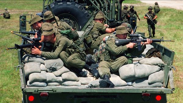 Battle Factory - An Assault Rifle, a Bomb Suit, a Mortar, and a Zodiac