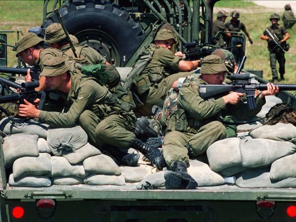Battle Factory - An Assault Rifle, a Bomb Suit, a Mortar, and a Zodiac
