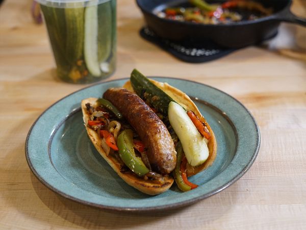 Simply Ming - Sausage and Peppers