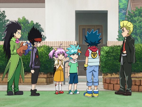 Beyblade Burst - ¡Una lección grupal: Especial Shakadera!