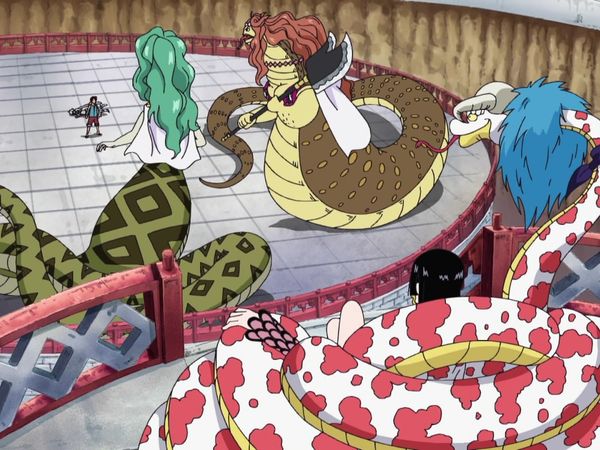 One Piece - ALL-OUT SPECIAL POWER BATTLE!! GUM-GUM VS. SNAKE-SNAKE