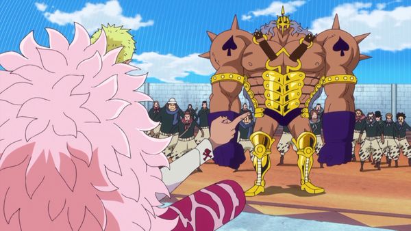 One Piece - With a Rumbling of the Ground! The God of Destruction - Giant Pica Descends!