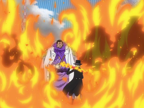 One Piece - A Big Collision! Chief of Staff - Sabo vs. Admiral Fujitora!