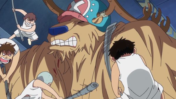 One Piece - Fists Collide! A Battle of the Two Vice Admirals!